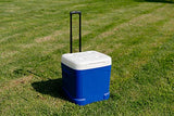 Igloo Ice Cube 60 Quart Roller Cooler, Ocean Blue