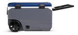 Igloo Maxcold 90 QT Cooler, Insulated Cooler Chest with Soft Ride Wheels, Leak - Proof Outdoor Hard Cooler, 5 - Day Ice Retention, 134 Can Capacity