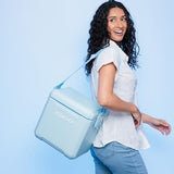 Igloo Powder Blue 11 Qt Tag - Along Too Strapped Picnic Style Cooler