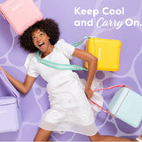 Igloo Powder Blue 11 Qt Tag - Along Too Strapped Picnic Style Cooler