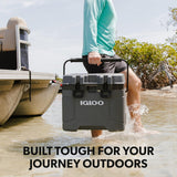 Igloo Trailmate 25 Qt Cooler, Insulated Hard Shell Ice Chest, Sportsman