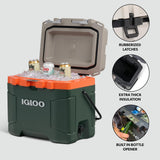Igloo Trailmate 25 Qt Cooler, Insulated Hard Shell Ice Chest, Sportsman