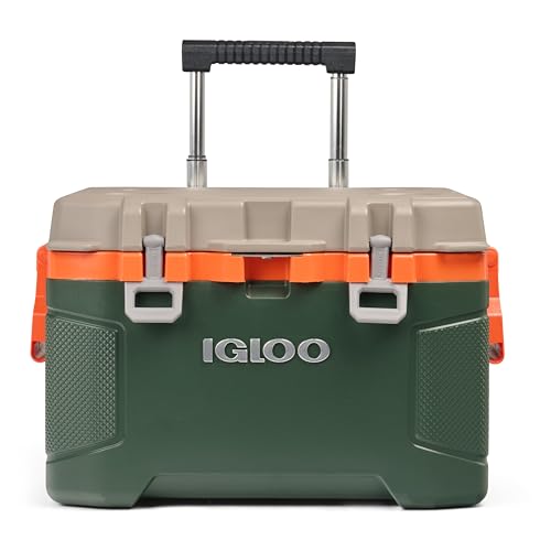 Igloo Trailmate 52Qt Wheeled Cooler, Insulated Hard Shell Ice Chest, Sportsman | Backpacks4Less