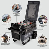 Igloo Trailmate Journey 70 Qt Cooler, Carbonite