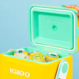 Igloo Yellow 11 Qt Tag Along Too Strapped Picnic Style Cooler