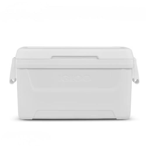 Igloos 48-Quart Hard-Sided Ice Chest Cooler with Swing-Up Handles, Quick-Access Drain Plug & Ultratherm Insulation for Camping, | Backpacks4Less