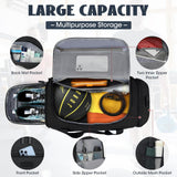 IGOLUMON Gym Bag for Men 40L Sports Duffel Bags Gym Duffle Bag Women with Shoe Compartment & Wet Pocket Water Resistant Travel Duffel Bag Lightweight Weekender Overnight Bag Black