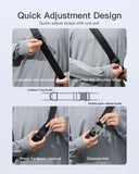 Inateck Sling Bag X - Lite, 4L Light Spacious Crossbody Shoulder Chest Bag with Quick - adjust Strap, Water - resistant Waist Fanny Pack for Men, Women, Travel, Cycling, Hiking, Work, Sports, Black