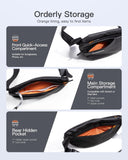 Inateck Sling Bag X - Lite, 4L Light Spacious Crossbody Shoulder Chest Bag with Quick - adjust Strap, Water - resistant Waist Fanny Pack for Men, Women, Travel, Cycling, Hiking, Work, Sports, Black