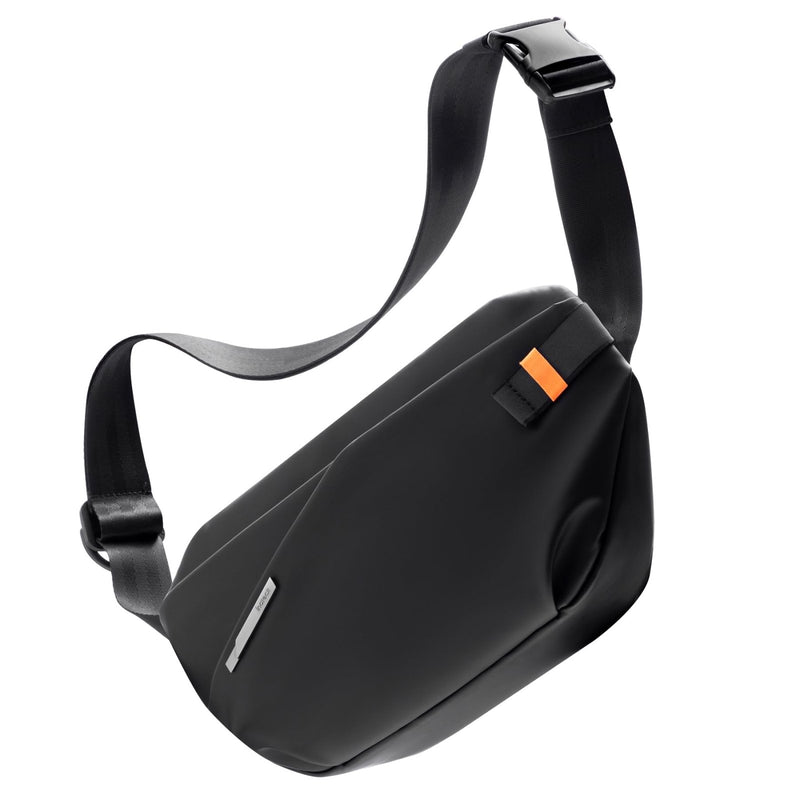 Inateck Sling Bag X - Lite, 4L Light Spacious Crossbody Shoulder Chest Bag with Quick - adjust Strap, Water - resistant Waist Fanny Pack for Men, Women, Travel, Cycling, Hiking, Work, Sports, Black