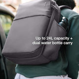 Incase A.R.C. Daypack 24L – Travel Backpack and Laptop Bag for School - Fits up to 16 inch Laptop - 4 Zippered Compartments, 2 Water Bottle Pockets - Commuter and College Backpack - Grey
