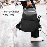 Incase A.R.C. Daypack 24L – Travel Backpack and Laptop Bag for School - Fits up to 16 inch Laptop - 4 Zippered Compartments, 2 Water Bottle Pockets - Commuter and College Backpack - Black
