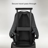 Incase Facet 25L Durable Travel Backpack + Laptop Bag with Computer Sleeve with Quick Release Strap - Carry On Backpack (Black, 25L)