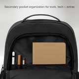 Incase Facet 25L Durable Travel Backpack + Laptop Bag with Computer Sleeve with Quick Release Strap - Carry On Backpack (Black, 25L)