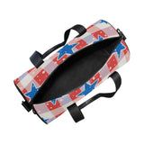 Independence Day Buffalo Stars Travel Hand Bag Travel Weekender Gear Bag Airplane Traveling Large Capacity