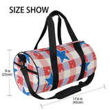 Independence Day Buffalo Stars Travel Hand Bag Travel Weekender Gear Bag Airplane Traveling Large Capacity