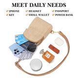 INICAT Small Faux Straw Crossbody Bag for Women, Lightweight Summer Beach Sling Purse for Everyday Errands and Casual Outings