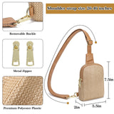 INICAT Small Faux Straw Crossbody Bag for Women, Lightweight Summer Beach Sling Purse for Everyday Errands and Casual Outings