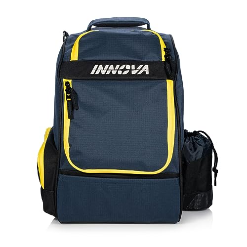 Innova Disc Golf Innova Adventure Pack Backpack 2023 – Holds 25 Discs – Includes Innova Mini, Disc Golf Bag (Blue) | Backpacks4Less