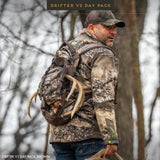 Insights Hunting by frogg toggs The V2 Drifter Backpack, Lightweight Camouflaged Day Pack holds Decoy, two H20 Bottles, Solid Elements Forest Green