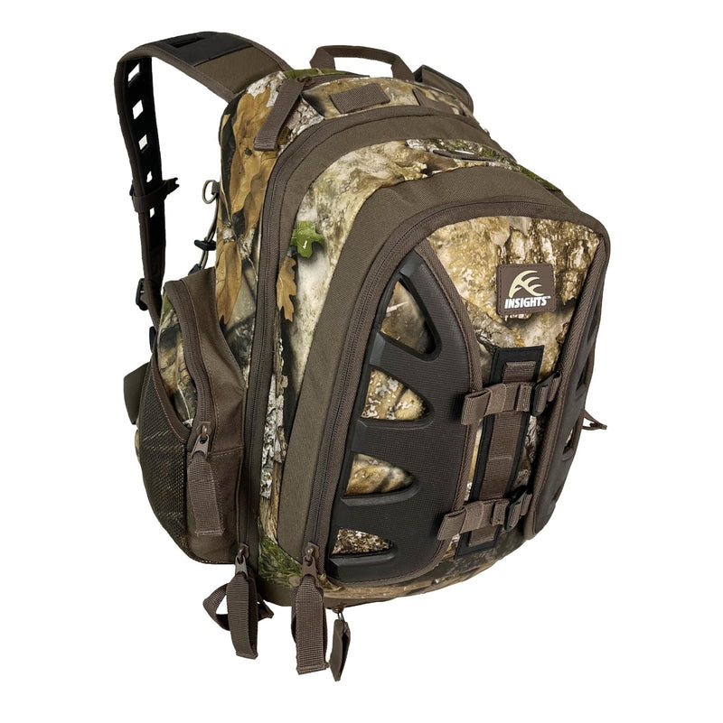 Insights Hunting by frogg toggs - The V2 Element, Heavy Duty 1,831 Cubic Inch Hiking Fishing Camping Hunting Backpack, Realtree APX