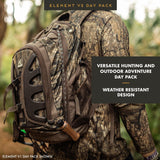 Insights Hunting by frogg toggs - The V2 Element, Heavy Duty 1,831 Cubic Inch Hiking Fishing Camping Hunting Backpack, Realtree APX