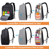 Insulated Lunch Backpack for Men & Women, Water Resistant Cooler Bag with Easy to Clean Design, Large Travel Business Backpack Fits 17 Inch Laptop, Work Backpack Gift