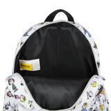INTIMO Peanuts Snoopy Charlie Brown Sally Linus Cute School Travel Backpack With Faux Leather Bottom 16"