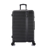 InUSA ALLY Travel Suitcase with Spinner Wheels | Lightweight Ergonomic Luggage Handles and TSA Lock Spacious Traveling Suitcases | 28 Inch Hardside Large Luggage | Black