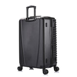 InUSA ALLY Travel Suitcase with Spinner Wheels | Lightweight Ergonomic Luggage Handles and TSA Lock Spacious Traveling Suitcases | 28 Inch Hardside Large Luggage | Black