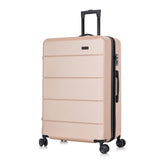 InUSA ELYSIAN Luggage with Spinner Wheels | Durable Lightweight Hardside Suitcase Travel bag with Handle and Trolley 28-Inch Large Checked luggage | Champagne