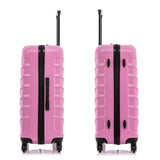InUSA ENDURANCE Luggage with Spinner Wheels | Durable Lightweight Hardside Suitcase, Spacious Travel Bag with Handle and Trolley | 28 - Inch Large Checked Luggage | Pink