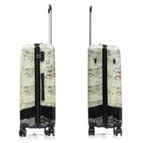 InUSA Paris Print Luggage with Spinner Wheels | Durable Lightweight Hardside Suitcase | Travel Bag with Handle and Trolley | 28 - Inch Large Checked luggage
