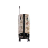 InUSA Prints 3 - Piece PC/ABS Plastic Luggage Set, Paris (IUAPCSML - PAR)