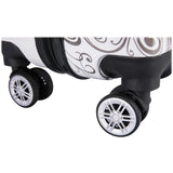 InUSA Prints PC/ABS Plastic 4 - Wheel Spinner Luggage, Butterfly (IUAPC00M - BUT)