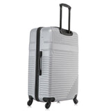 InUSA RESILIENCE Luggage with Spinner Wheels | Durable Lightweight Hardside Suitcase, Traveling Suitcases, Travel Bag with Handle and Trolley | 28 - Inch Large Checked Luggage | Silver