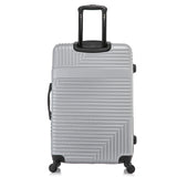 InUSA RESILIENCE Luggage with Spinner Wheels | Durable Lightweight Hardside Suitcase, Traveling Suitcases, Travel Bag with Handle and Trolley | 28 - Inch Large Checked Luggage | Silver