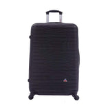 InUSA ROYAL Hardside Spinner Luggage with Ergonomic Handles | Spacious Travel Suitcase with Four Spinner Wheels and Studs | 28 Inch Large Hardside Spinner Luggage | Black