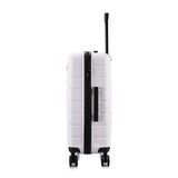 InUSA Trend 24" Hardside Suitcase, 4 - Wheeled Spinner, TSA Checkpoint Friendly, White (IUTRE00M - WHI)