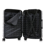 InUSA TREND Luggage with Spinner Wheels | Durable Lightweight Hardside Suitcase, Travel bag with Handle and Trolley, 28 - Inch Large Checked luggage | Black