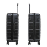 InUSA TREND Luggage with Spinner Wheels | Durable Lightweight Hardside Suitcase, Travel bag with Handle and Trolley, 28 - Inch Large Checked luggage | Black