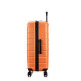 InUSA Trend Plastic 3 - Piece Luggage Set, Orange (IUTRESML - ORA)