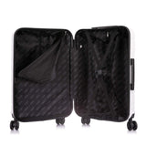 InUSA Trend Plastic 3 - Piece Luggage Set, White (IUTRESML - WHI)
