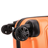 InUSA Trend Plastic Carry - On Luggage, Orange (IUTRE00S - ORA)