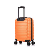 InUSA Trend Plastic Carry - On Luggage, Orange (IUTRE00S - ORA)