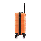 InUSA Trend Plastic Carry - On Luggage, Orange (IUTRE00S - ORA)