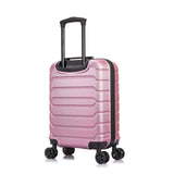 InUSA Trend Plastic Carry - On Luggage, Rose Gold (IUTRE00S - ROS)