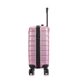 InUSA Trend Plastic Carry - On Luggage, Rose Gold (IUTRE00S - ROS)