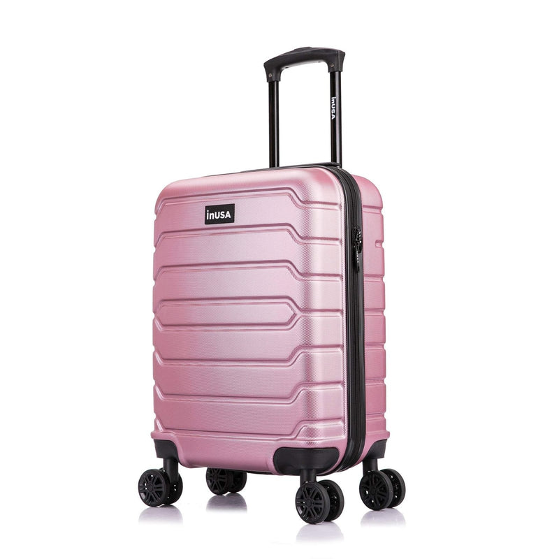 InUSA Trend Plastic Carry - On Luggage, Rose Gold (IUTRE00S - ROS)