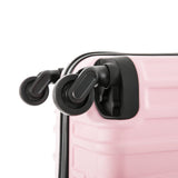 InUSA VASTY Luggage with Spinner Wheels | Durable Lightweight Hardshell Suitcase Travel Bag with Handle and Trolley 20 - Inch Carry On Small Luggage | Pink
